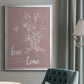 Love Home - Modern Framed Canvas Print