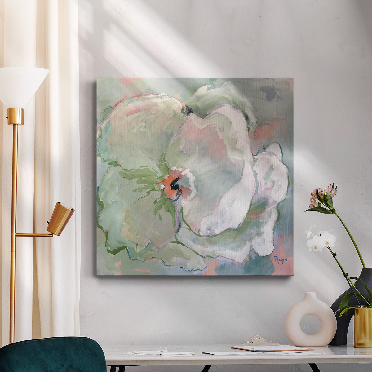 Contemporary Floral II - Canvas Art Print