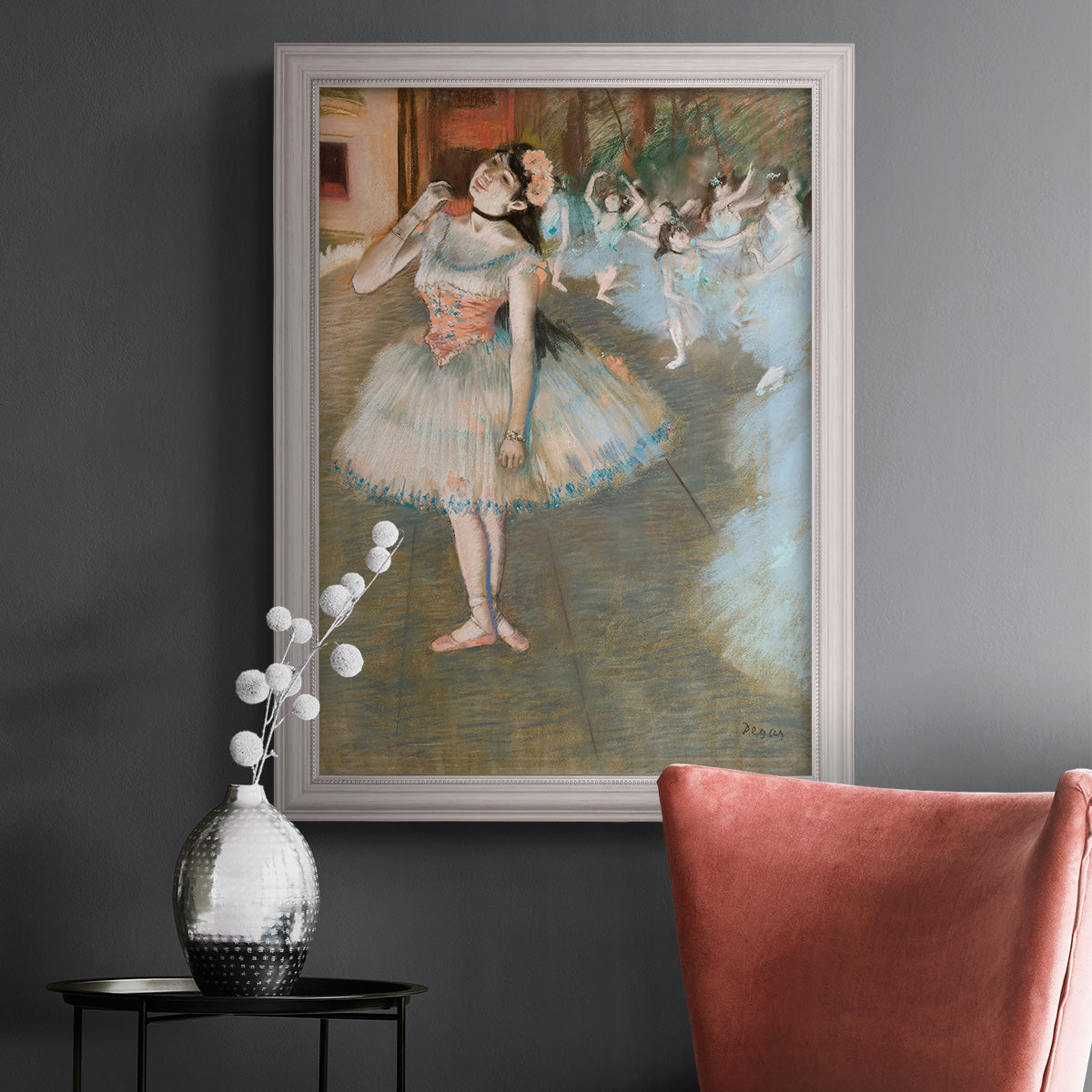 The Star - Ornate Framed Canvas Print