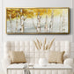 Golden Trees - Floater Framed Canvas Print
