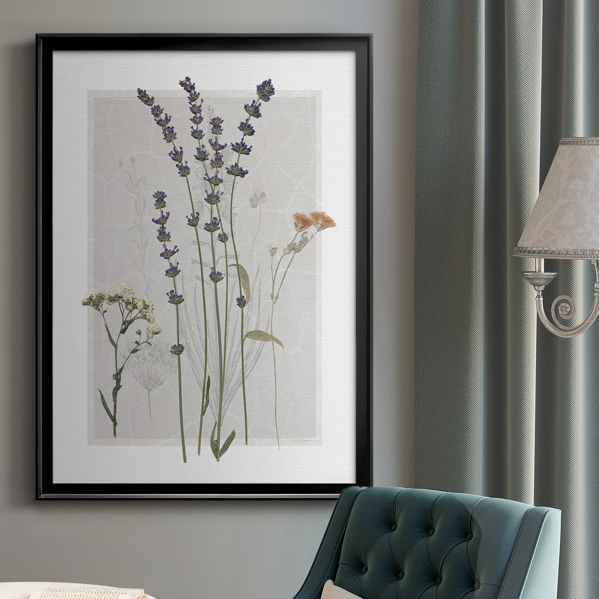 Field Study Page I - Modern Framed Canvas Print