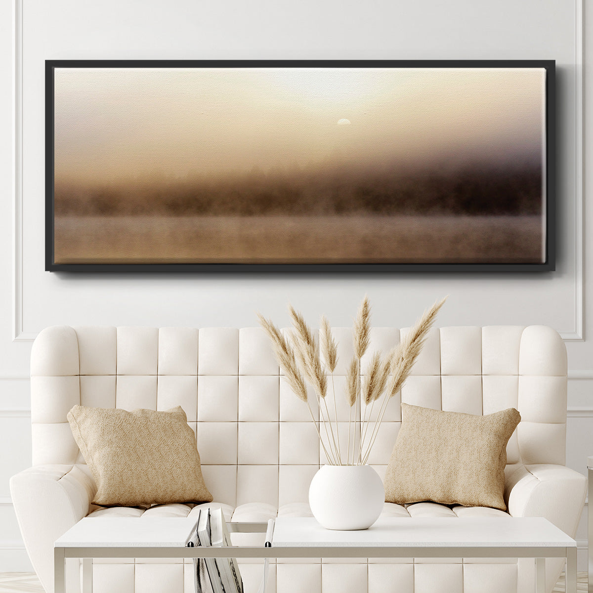 Break of Dawn - Floater Framed Canvas Print