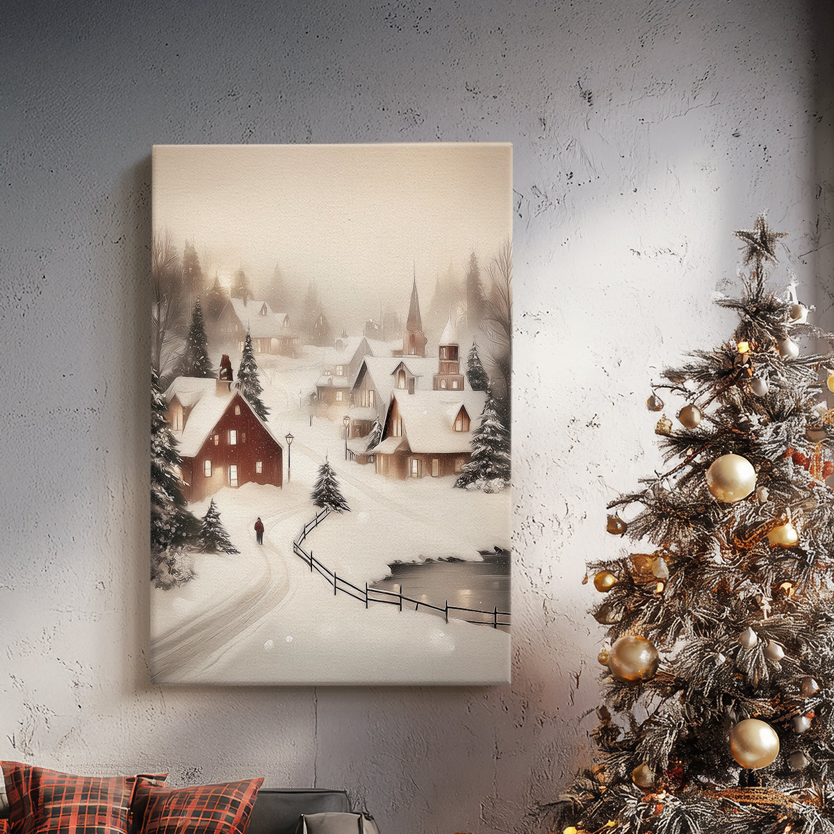 Golden Carol of Dawn - Canvas Art Print
