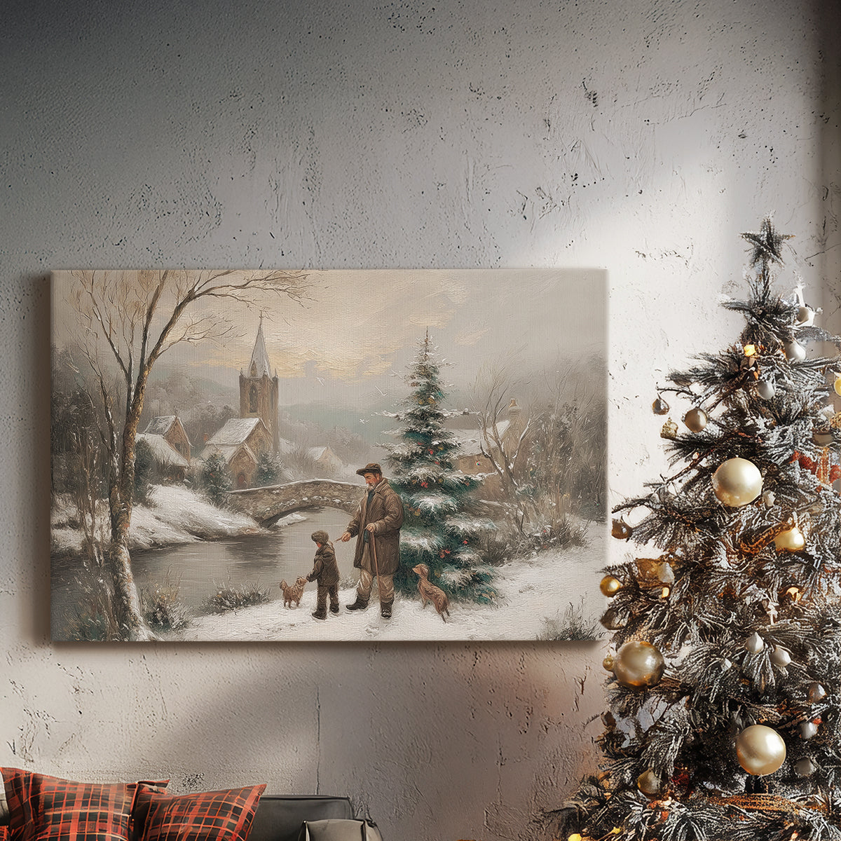 Mistletoe of Quiet Promise - Canvas Art Print