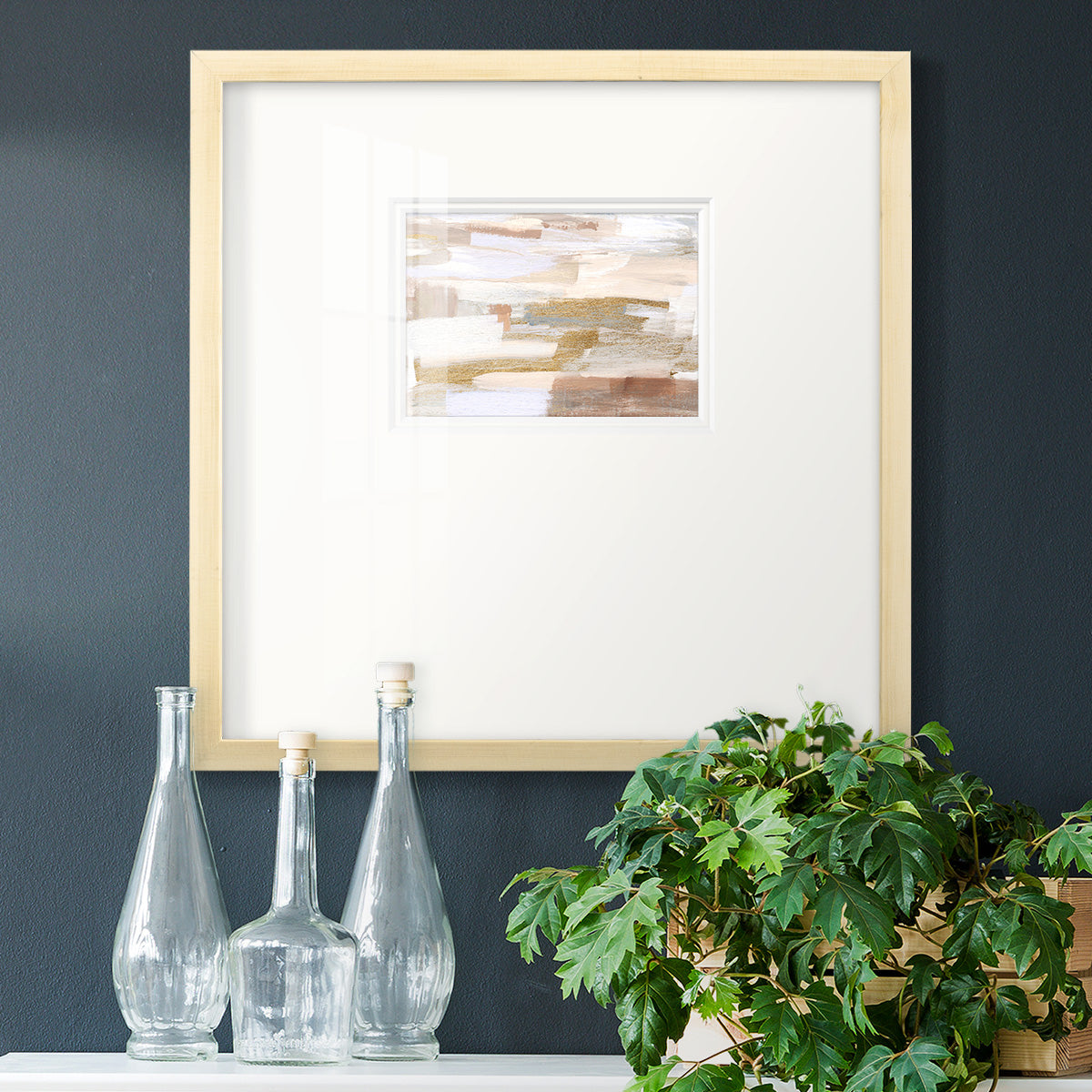 Gold Quartz II Premium Framed Print Double Matboard