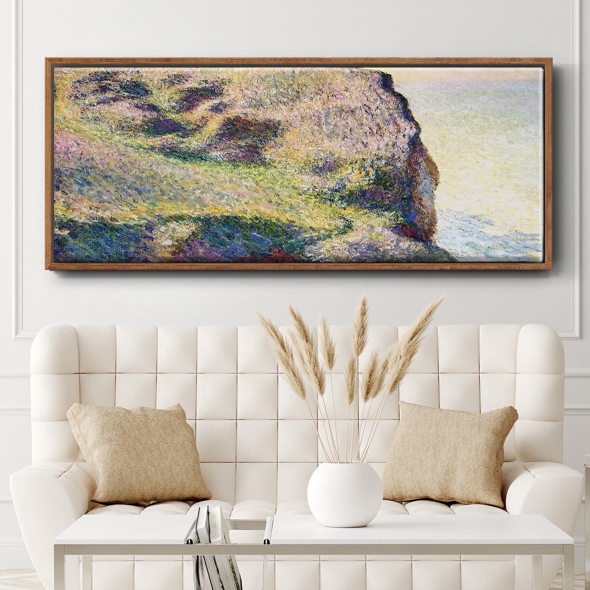 The Pointe du Petit Ailly, 1897 - Floater Framed Canvas Print