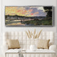 The Seine at Bougival in the Evening, 1870 - Floater Framed Canvas Print