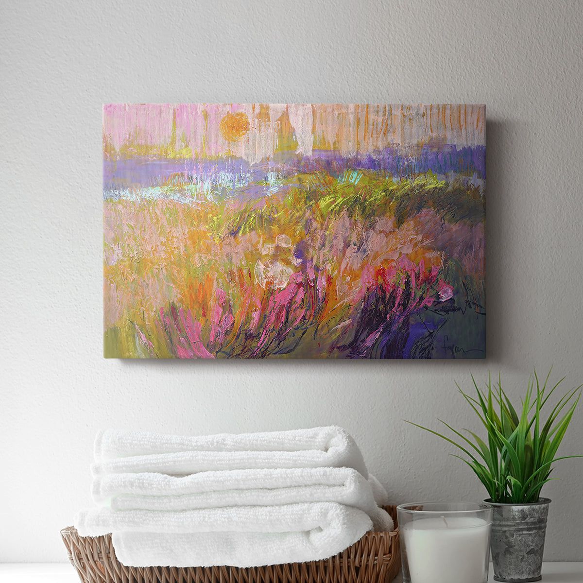 Among the Green Pastures VI - Canvas Art Print
