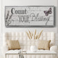 Count Your Blessings - Floater Framed Canvas Print