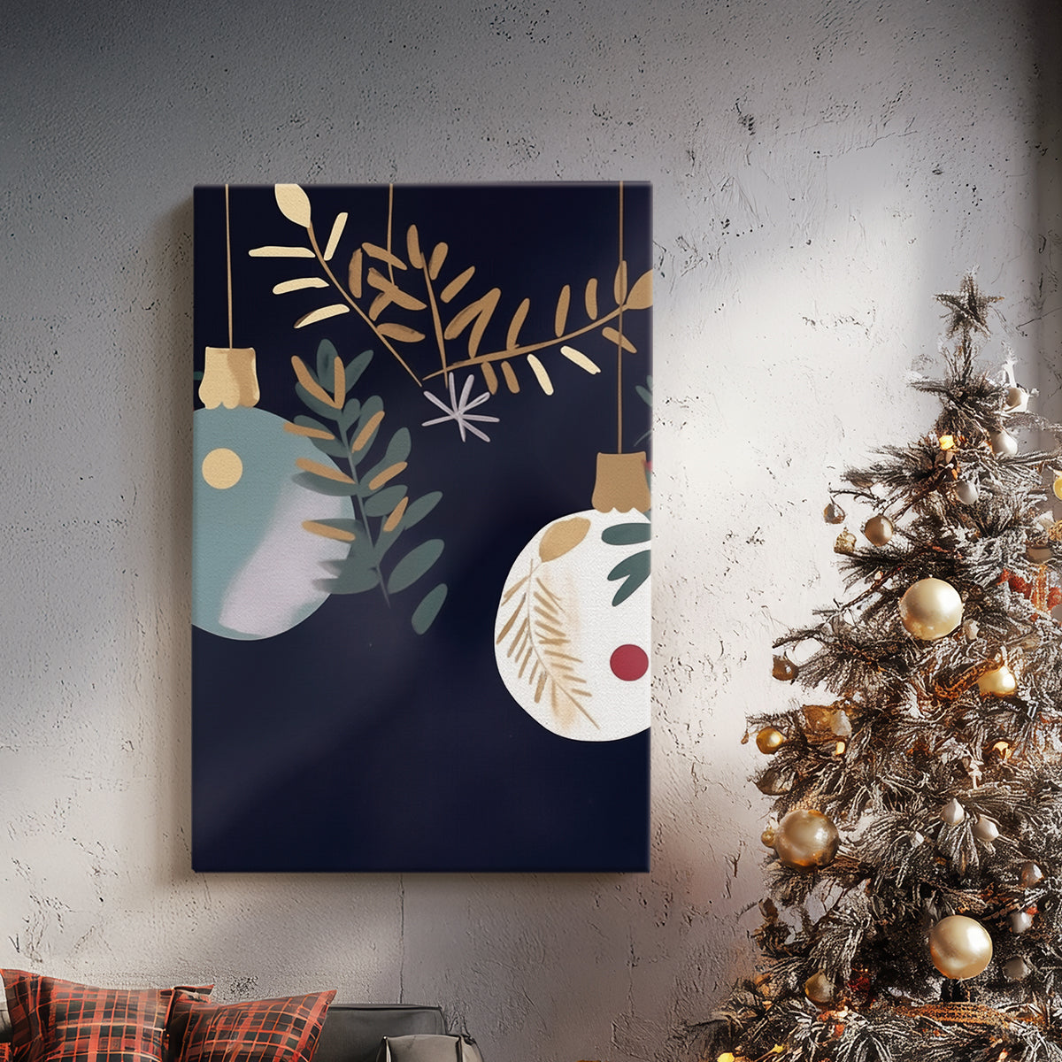 Chalk Carol - Canvas Art Print