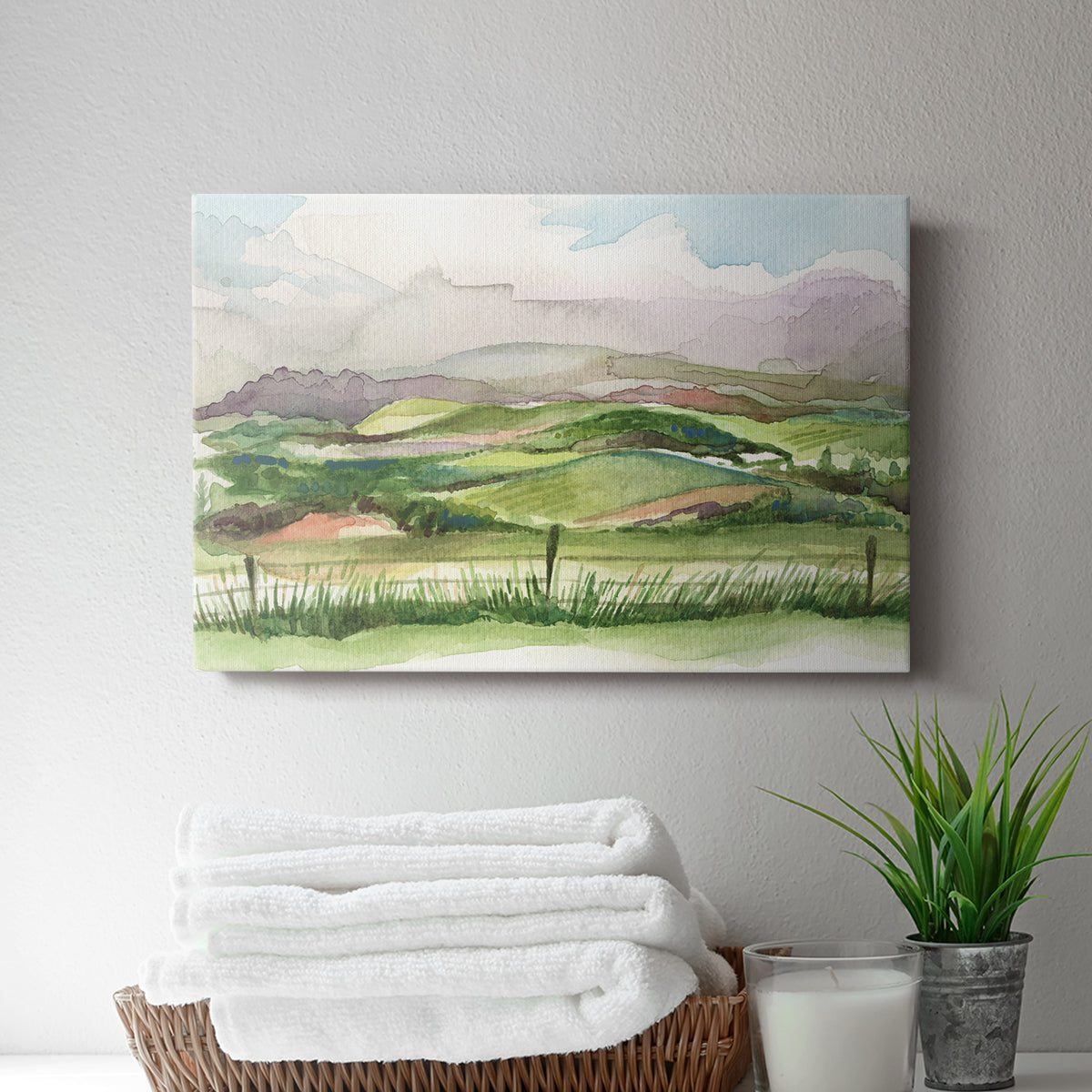 Bennachie Rain II - Canvas Art Print