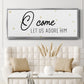 O Come - Floater Framed Canvas Print