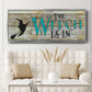 The Witch is in - Floater Framed Canvas Print