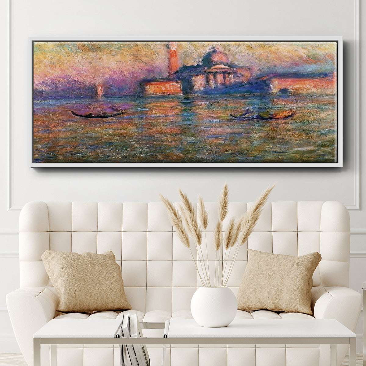 San Giorgio Maggiore, 1908 - Floater Framed Canvas Print