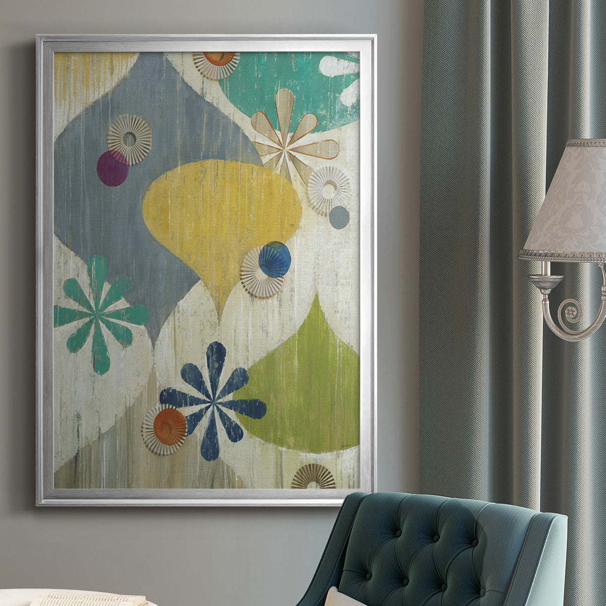 Asterisk - Modern Framed Canvas Print