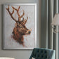 Stag Study II - Modern Framed Canvas Print