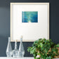 Deep Blue Premium Framed Print Double Matboard