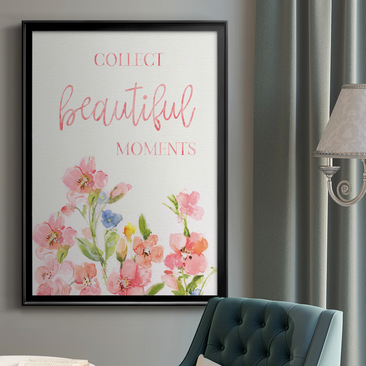 Beautiful Moments - Modern Framed Canvas Print