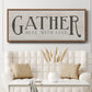 Gather Here With Love - Floater Framed Canvas Print