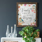 Spring Bird Blessing - Barnwood Framed Canvas Print