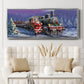 All Aboard - Floater Framed Canvas Print