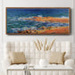 The 'Big Blue' Sea in Antibes, 1888 - Floater Framed Canvas Print