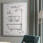Vintage Bath II - Modern Framed Canvas Print