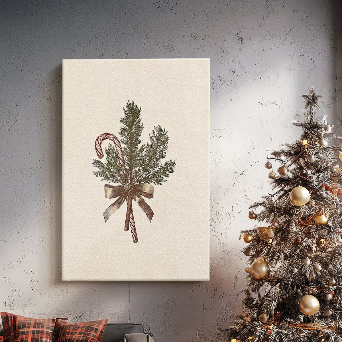 Twilight of Frostlit Whisper - Canvas Art Print