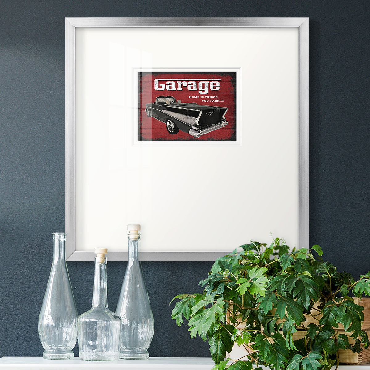 The Garage Premium Framed Print Double Matboard