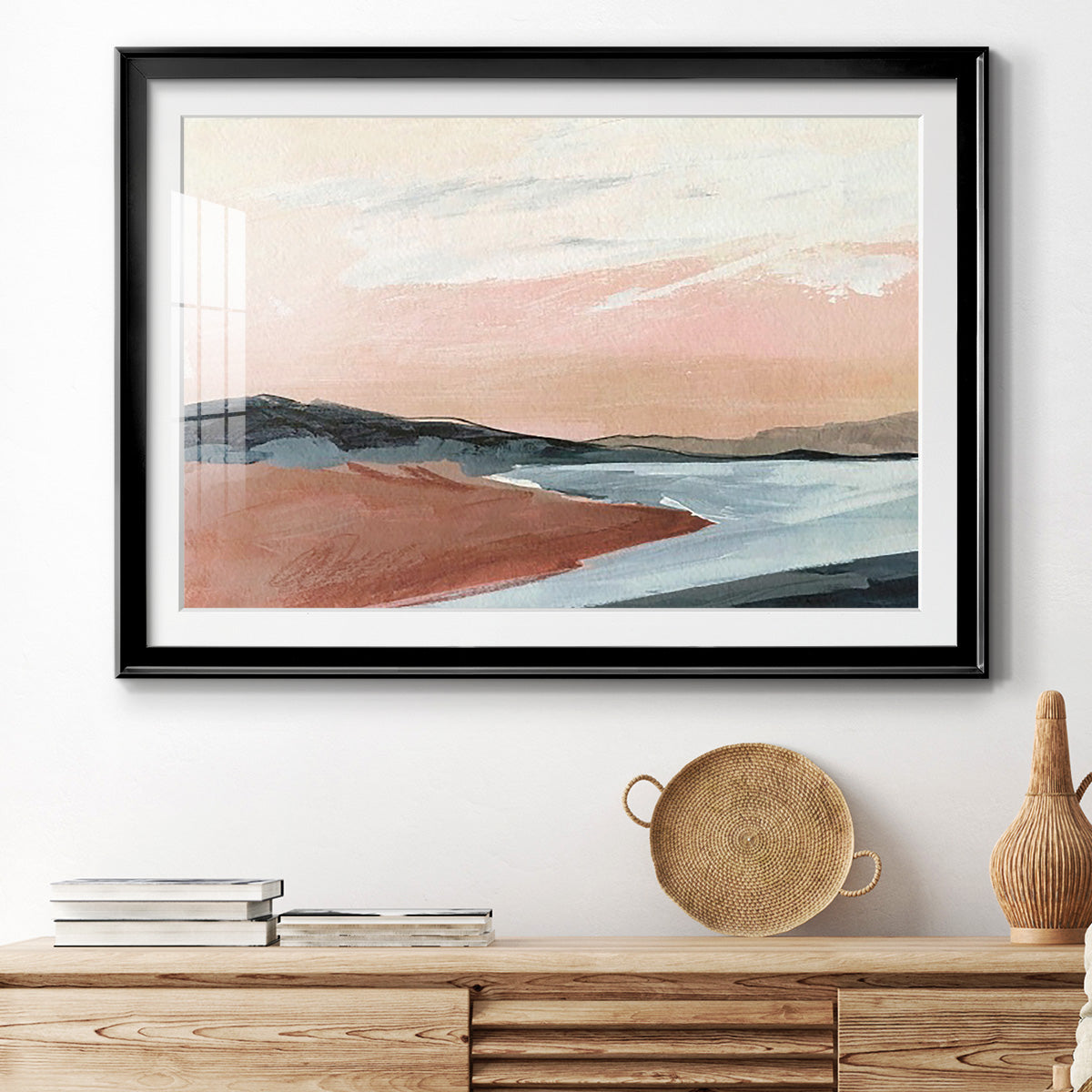 Paynes Coast I - Modern Framed Art Print