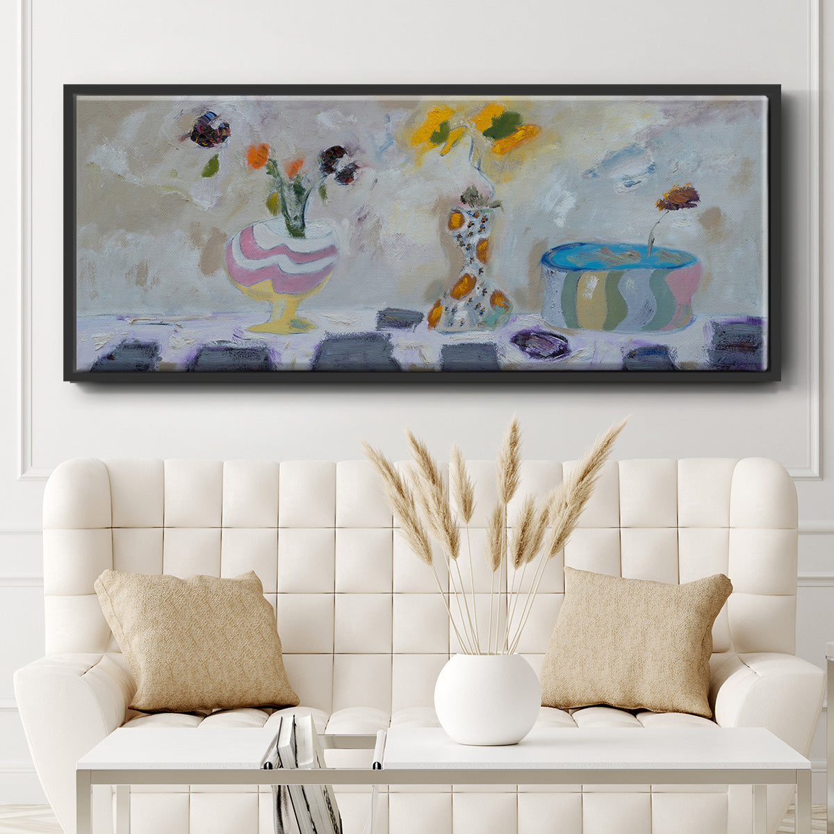 The Ring Leader - Floater Framed Canvas Print