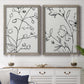 Botanical Sketch I   - Premium Framed Canvas 2 Piece Set - Ready to Hang