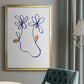 Wobbly Blooms IV - Modern Framed Canvas Print