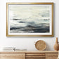 On The Stormy Seas - Modern Framed Art Print
