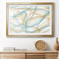 Curves and Waves V - Modern Framed Art Print