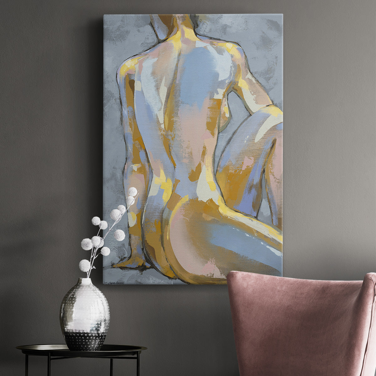 Grey Maiden II Premium Gallery Wrapped Canvas - Ready to Hang