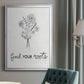 Find Your Roots Sketch - Modern Framed Canvas Print