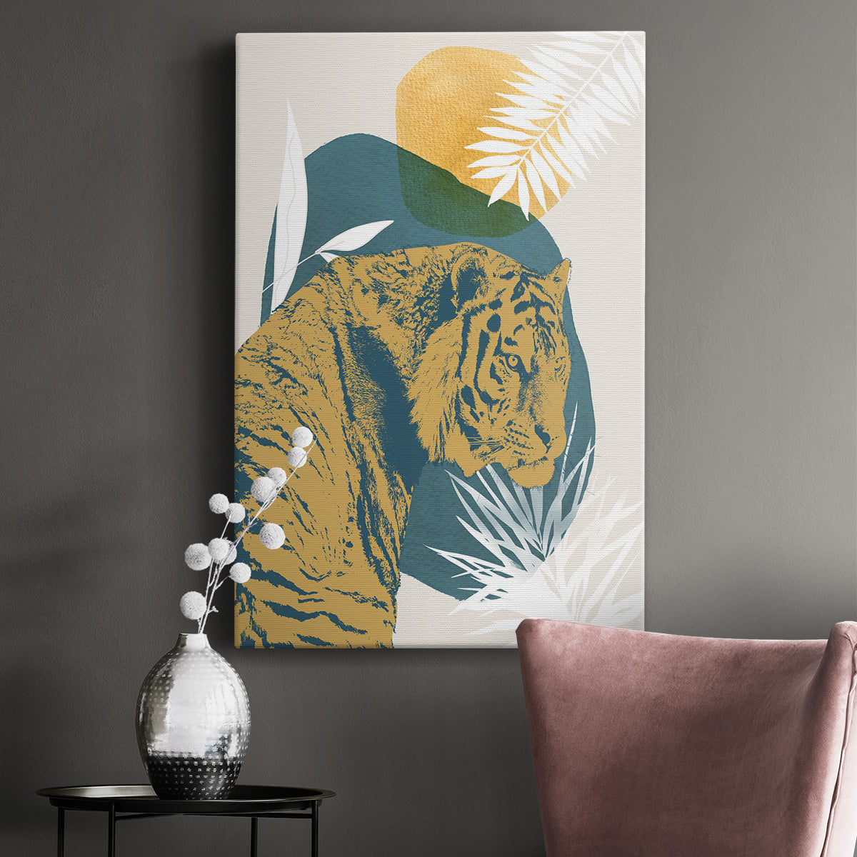 Jungle Cat I Premium Gallery Wrapped Canvas - Ready to Hang