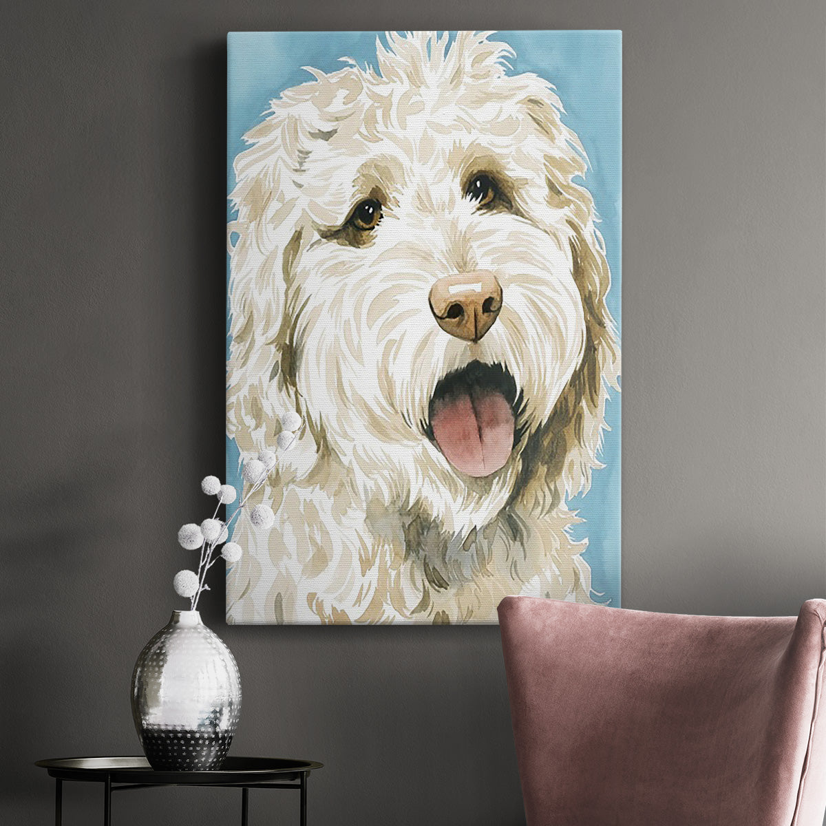 Labradoodle II - Canvas Art Print