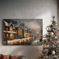 Night of Amber Icicles - Canvas Art Print