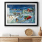 Warm Holiday Memories - Modern Framed Art Print