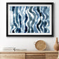 True Blue Wave II - Modern Framed Art Print