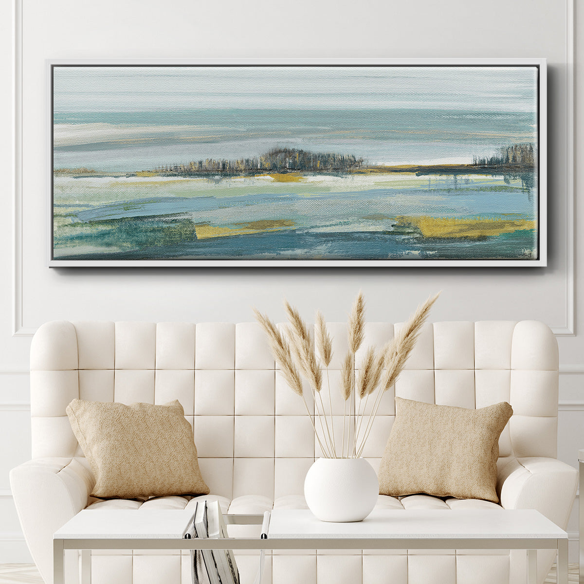 Lewbeach Vista - Floater Framed Canvas Print