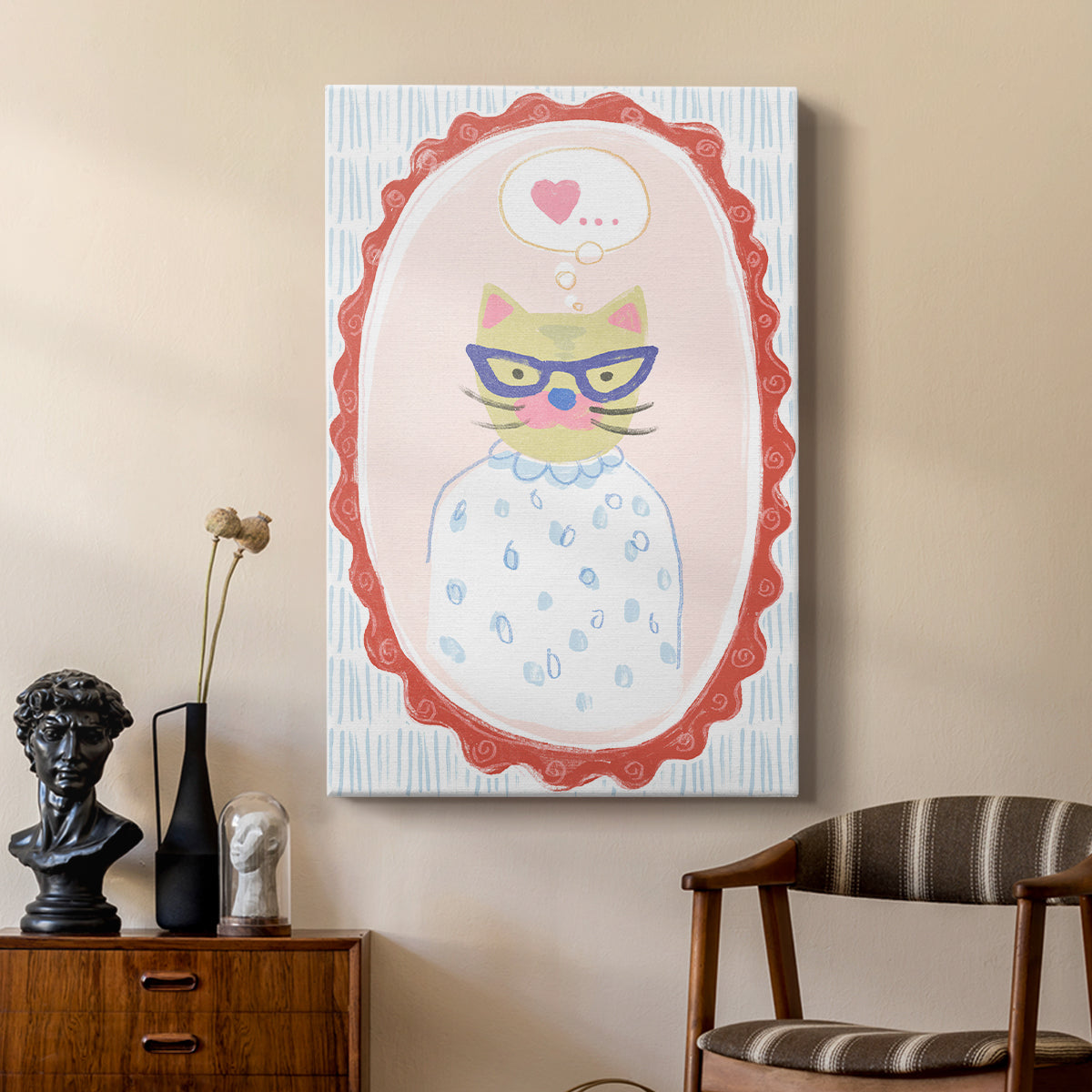 Cameo Characters Collection B - Canvas Art Print
