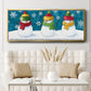 A Frosty Kiss - Floater Framed Canvas Print