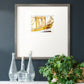 Gold Ship II Premium Framed Print Double Matboard