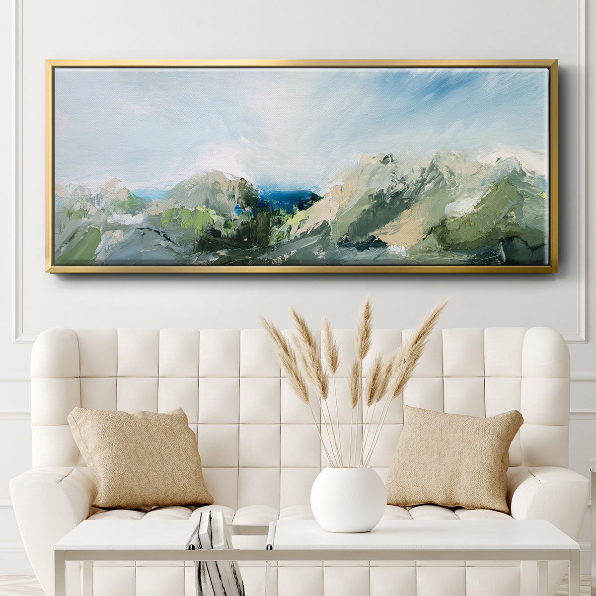 Nature's Peace II - Floater Framed Canvas Print