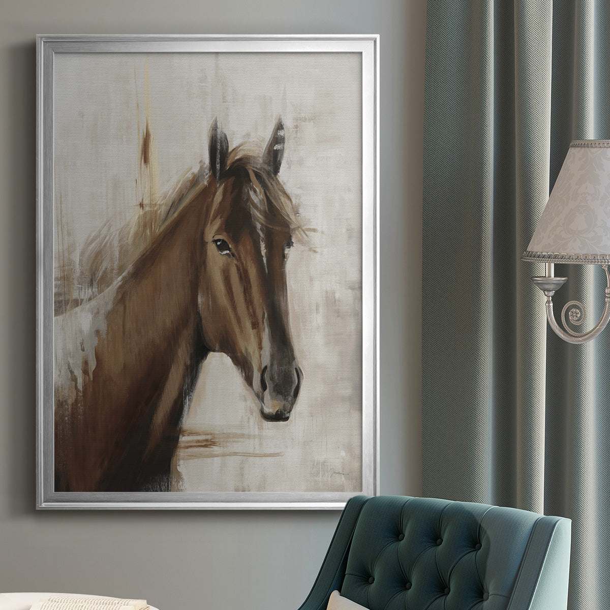 Free Spirit - Modern Framed Canvas Print