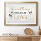 Small Things Gold Premium Framed Print - Ready to Hang