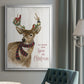 All Roads Lead Home Deer - Modern Framed Canvas Print